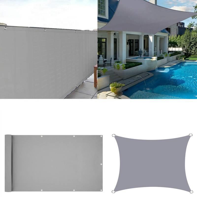 1x5m High Quality Polyester Balcony Privacy Screen Waterproof Fence Net Home Yard Rainproof Sun Sails