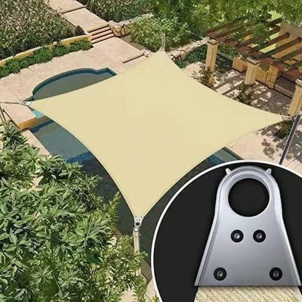 Heavy Duty HDPE Shade Sail Rectangle Square Triangle With Reinforced Corners