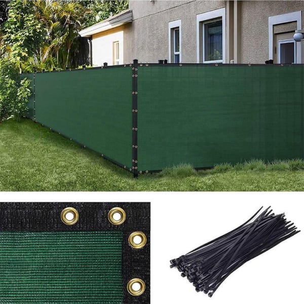 Hdpe 6-foot Residential Privacy Fence Screen For Balcony Garden Backyard Durable Pe Frame Privacy Screen