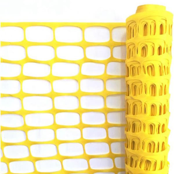 Orange Plastic Warning Barrier Fence Yellow Construction Safety Net