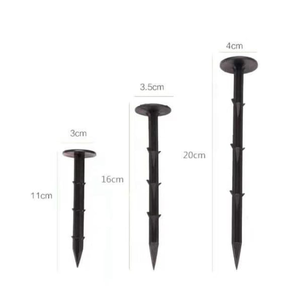 11cm Garden Lawn Stakes Landscape Anchors Spikes Rustproof Nail For Ground Lawn Edging Anchors Mulch Pegs