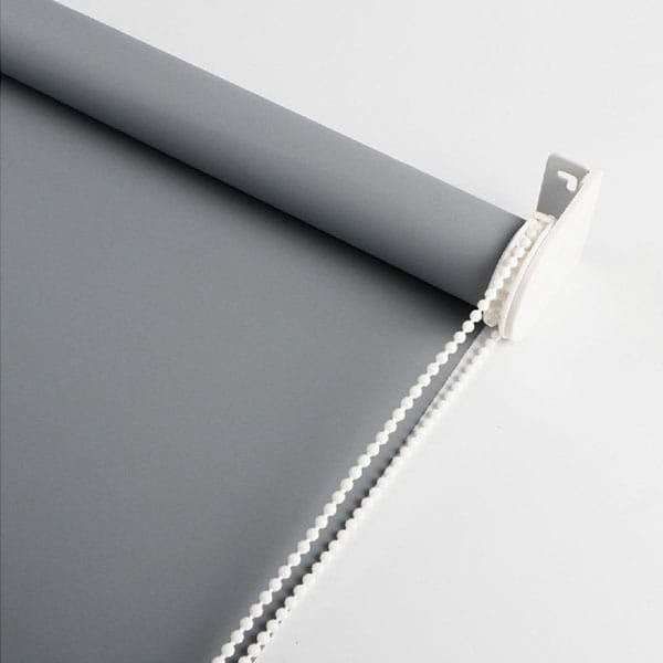 Customized Manual Bead Rope Roller Shade Office And Home Indoor Window Blackout Fabrics Polyester Roller Blinds For Office