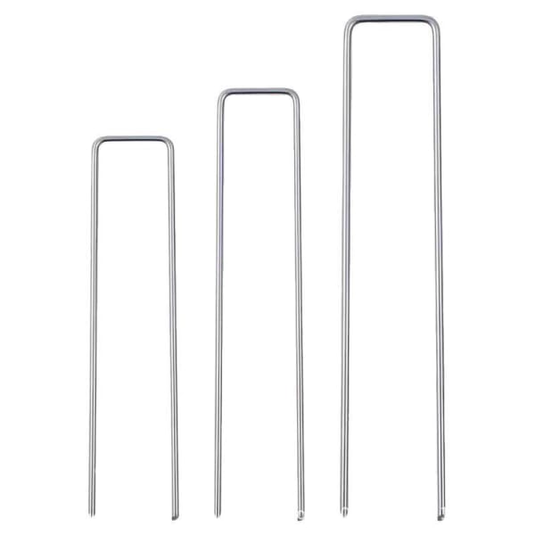 Modern Style Metal Ground Nail Galvanized U-shaped Anti-grass Cloth Fixed Ground Nail For Gardening Geomembrane Ground Nail