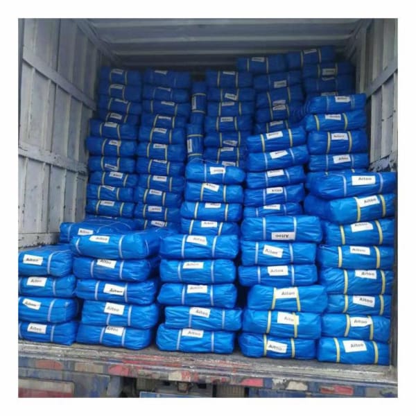 Heavy Duty 1000d 220gsm Blue Waterproof Pe Tarps Tarpaulin Cover For Truck Tent