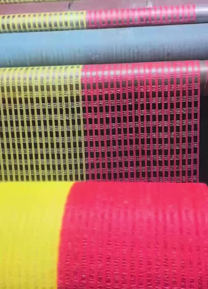 Plastic Fence Net orange&yellow (tape+tape)
