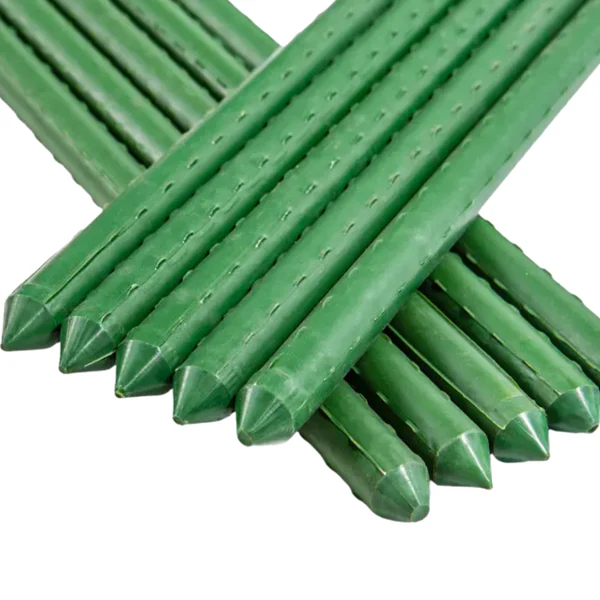 Durable Garden PE Plastic Coated Steel Metal Plant Support Stakes Tomato Cage and Climbing Plant Stand