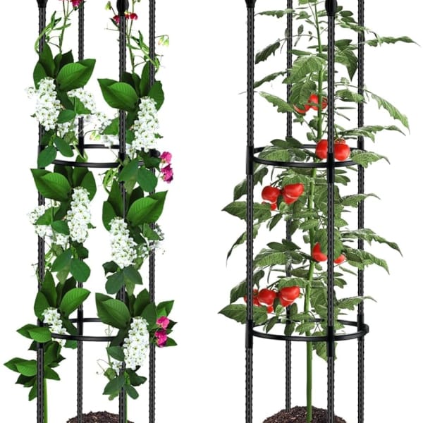 High Quality Plastic Plant Support Pole Tomatoes Cucumber Climbing Garden Stakes
